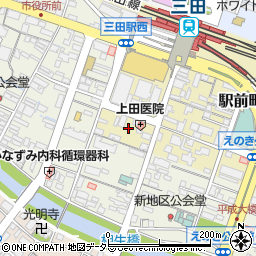 兵庫県三田市駅前町4周辺の地図