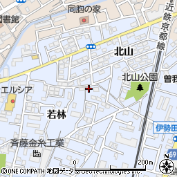 京都府宇治市伊勢田町若林19周辺の地図