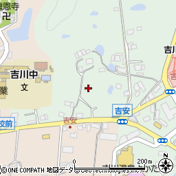 兵庫県三木市吉川町吉安50周辺の地図