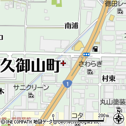 京都府久世郡久御山町野村村東43周辺の地図