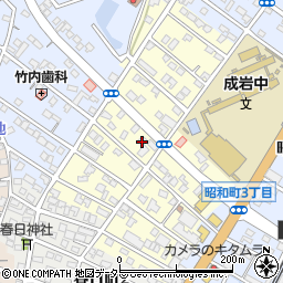 愛知県半田市仲田町周辺の地図