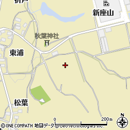 愛知県岡崎市桑谷町百々沢周辺の地図