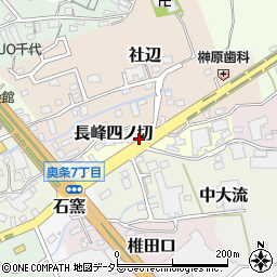 愛知県常滑市長峰四ノ切周辺の地図