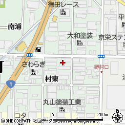 京都府久世郡久御山町野村村東143-1周辺の地図