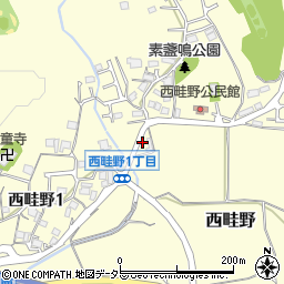 兵庫県川西市西畦野堂田周辺の地図