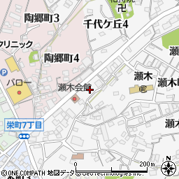 愛知県常滑市瀬木町1丁目35周辺の地図