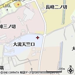 愛知県常滑市大流天竺口周辺の地図