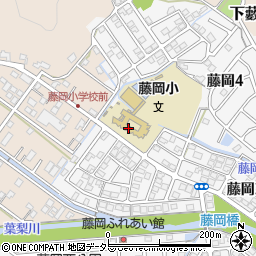 藤枝市立藤岡小学校周辺の地図