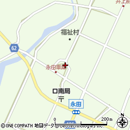 広島県庄原市口和町永田497周辺の地図