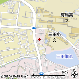 兵庫県三田市屋敷町4周辺の地図