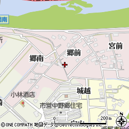 愛知県西尾市志貴野町郷前28周辺の地図