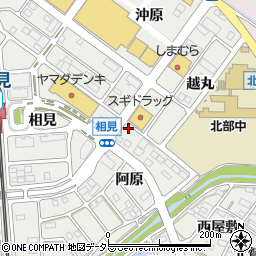 愛知県額田郡幸田町相見阿原1周辺の地図