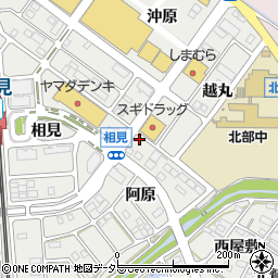 愛知県額田郡幸田町相見阿原1周辺の地図