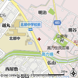 コメダ珈琲店 幸田北店周辺の地図