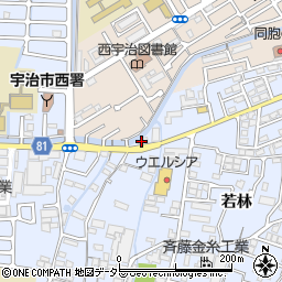 学習空間　京都エリア総合受付周辺の地図