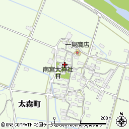 西法寺周辺の地図