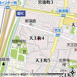 愛知県碧南市天王町4丁目48周辺の地図