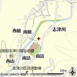 京都府宇治市志津川周辺の地図