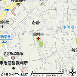 薗林寺周辺の地図