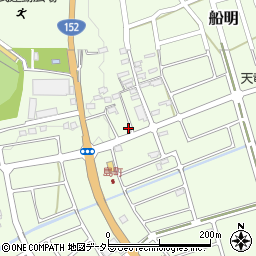 静岡県浜松市天竜区船明1417-1周辺の地図