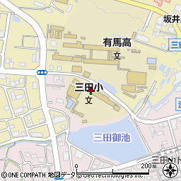三田市立　三田第３児童クラブ周辺の地図
