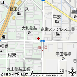 京都府久世郡久御山町野村村東194周辺の地図