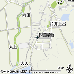 愛知県岡崎市羽栗町多賀屋敷84-3周辺の地図