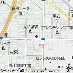 京都府久世郡久御山町野村村東194-2周辺の地図