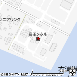 豊田メタル周辺の地図