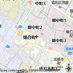 愛知県半田市畑合町4周辺の地図