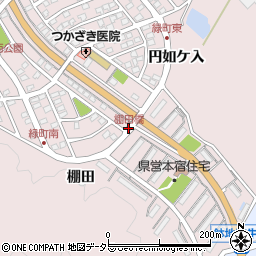 棚田橋周辺の地図