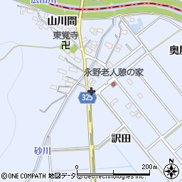 愛知県額田郡幸田町永野池田91周辺の地図