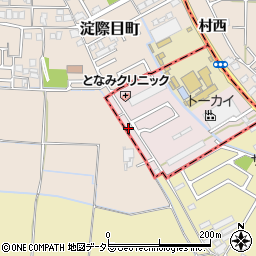 京都府八幡市八幡樋ノ口2-2周辺の地図