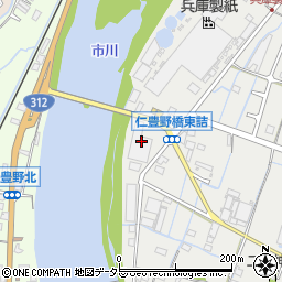 兵庫製紙周辺の地図