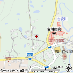 兵庫県三木市吉川町吉安205周辺の地図