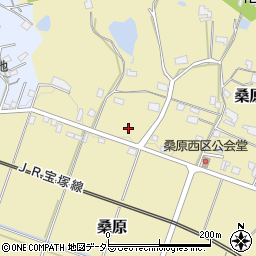兵庫県三田市桑原726周辺の地図