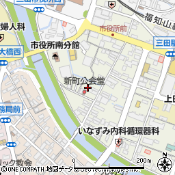 兵庫県三田市中央町18周辺の地図
