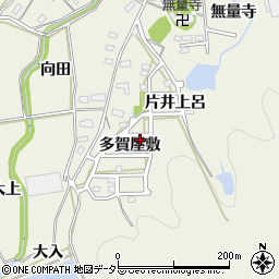 愛知県岡崎市羽栗町多賀屋敷52-5周辺の地図