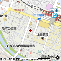 兵庫県三田市中央町11周辺の地図