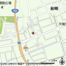 静岡県浜松市天竜区船明1419周辺の地図