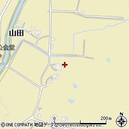 兵庫県三田市山田391周辺の地図