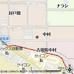 京都府久世郡久御山町藤和田中村周辺の地図
