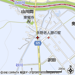 愛知県額田郡幸田町永野畑間周辺の地図