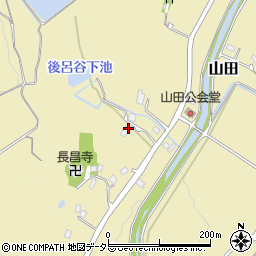 兵庫県三田市山田100周辺の地図