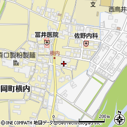 兵庫西農協神岡支店周辺の地図