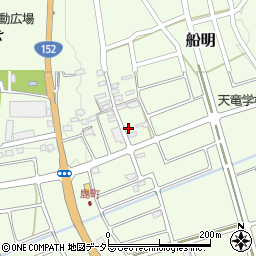 静岡県浜松市天竜区船明1423周辺の地図