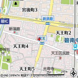 愛知県碧南市天王町1丁目70周辺の地図