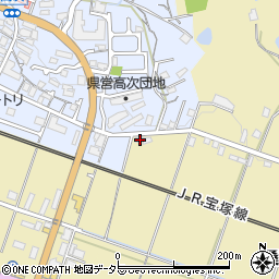 兵庫県三田市桑原12周辺の地図