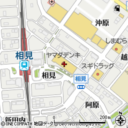 ヤマダデンキテックランド幸田店周辺の地図