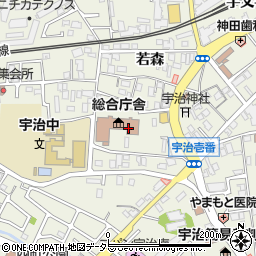 京都府山城北保健所　福祉課周辺の地図